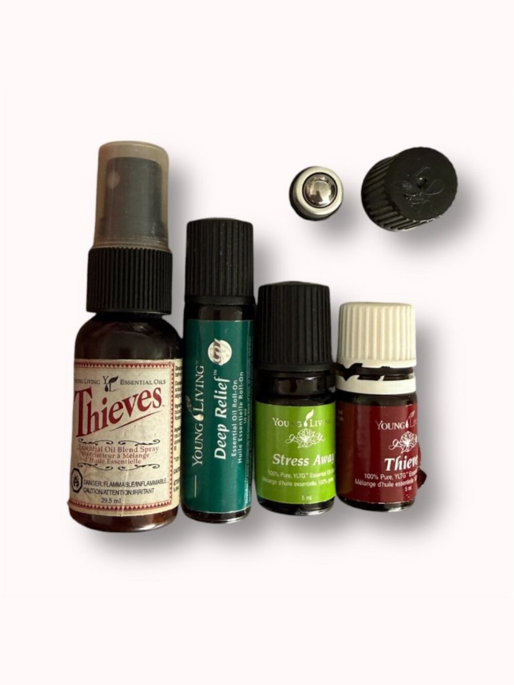 Young Living essential oils + rollers bundle